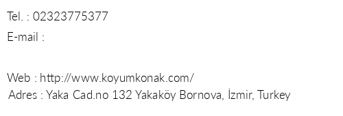 Kym Konak Hotel telefon numaralar, faks, e-mail, posta adresi ve iletiim bilgileri